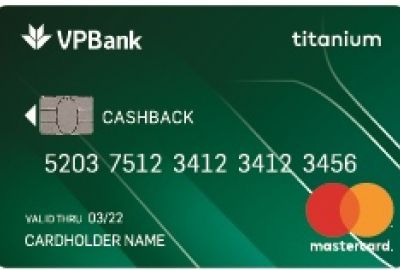 Thẻ tín dụng VPBank Titanium Cashback Mastercard - Hoàn tiền tối ưu